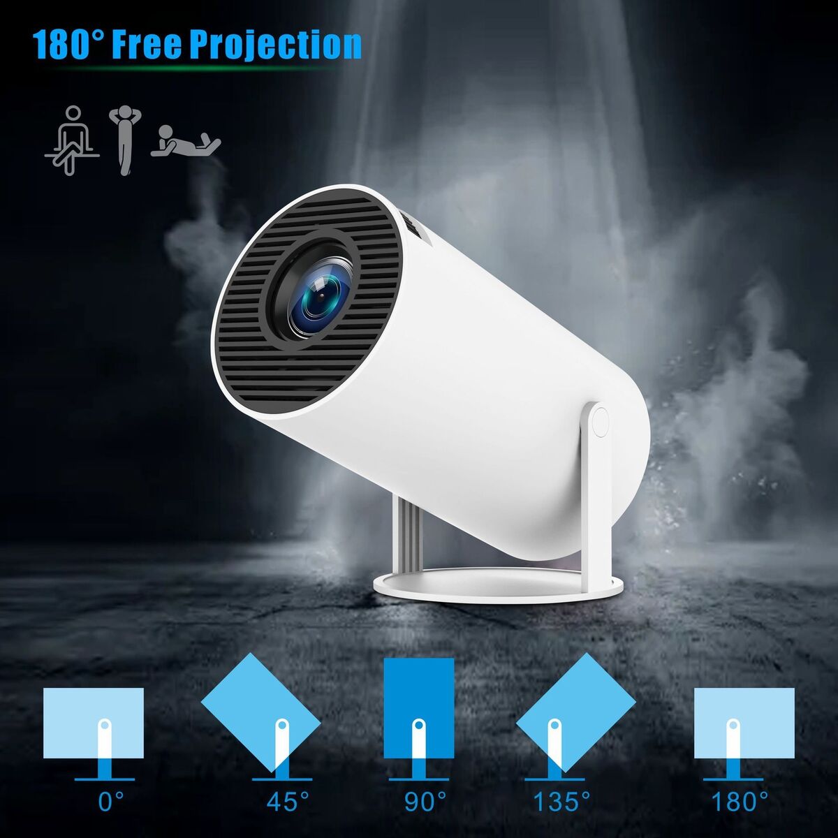 media mea HY 300 Pro 4K Projector for Home and Commercial Applications