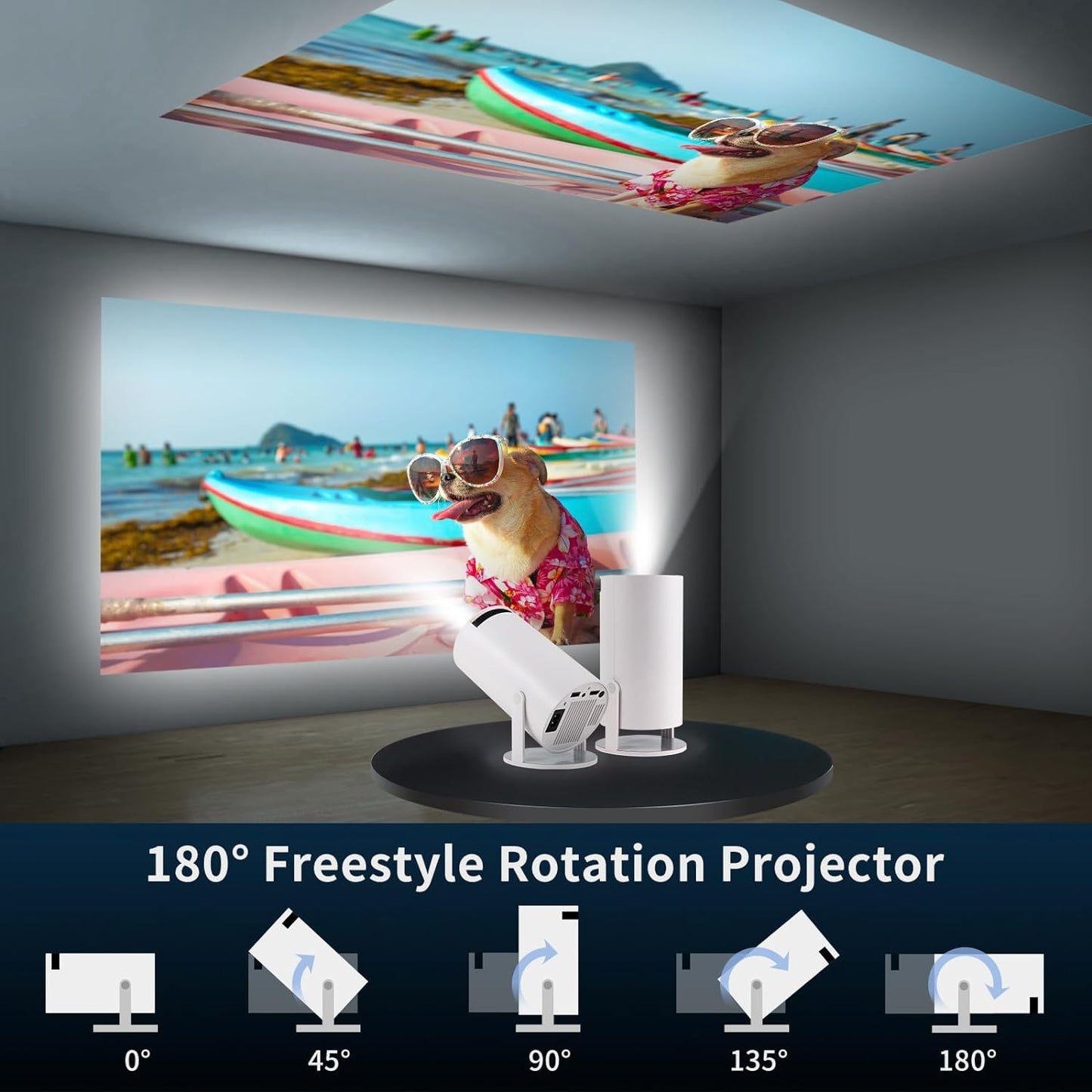 media mea HY 300 Pro 4K Projector for Home and Commercial Applications